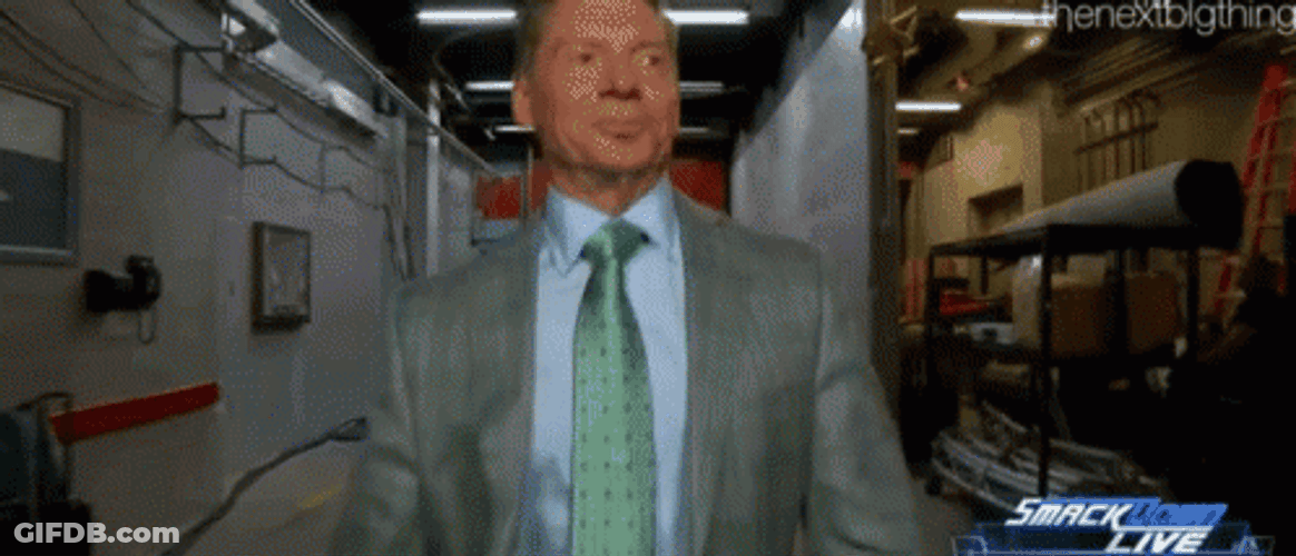 WWE CEO Vince Mcmahon Walk At Back Stage GIF
