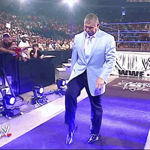 WWE Chairman Sad Vince Mcmahon Walk GIF