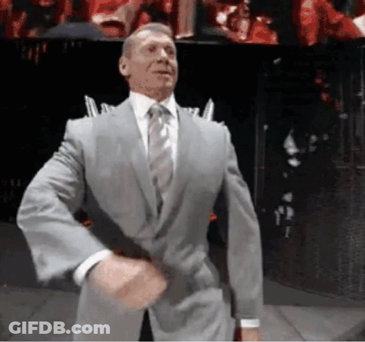 WWE Chairman Vince Mcmahon Walk Reverse GIF