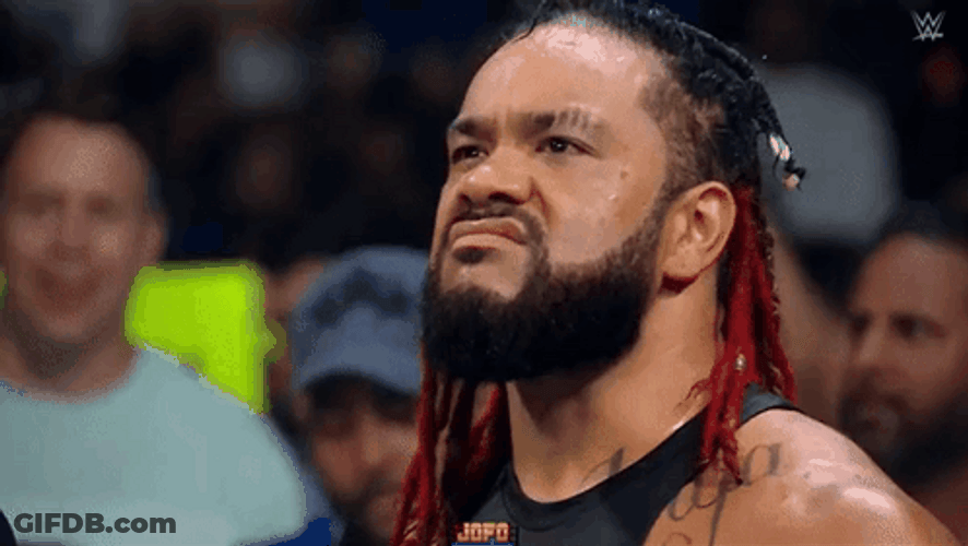 WWE Jacob Fatu Frowning GIF