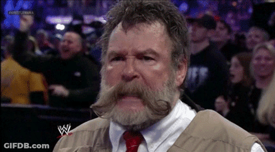 WWE Man In Beard Super Saiyan GIF