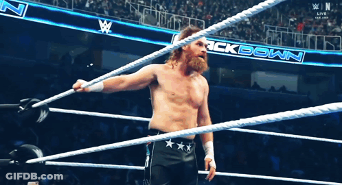WWE Network Live Wrestling Match GIF
