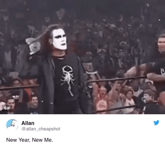 WWE New Year New Me GIF