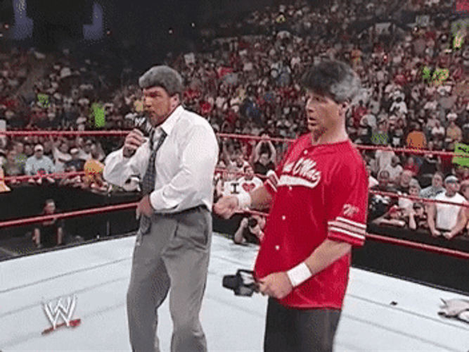 WWE Shawn Michaels Impersonating GIF