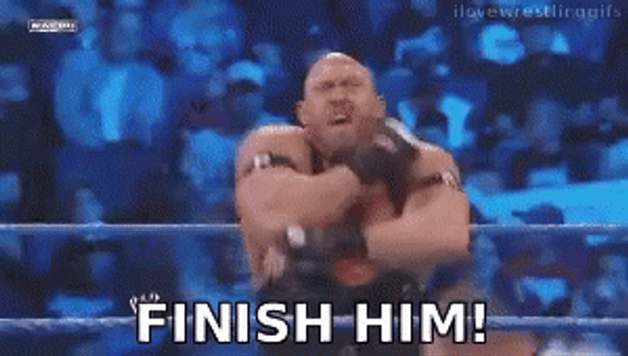 WWE Wrestler Finish Him GIF
