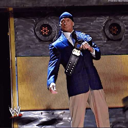 WWE Wrestler Vince Mcmahon Boastful Walk GIF