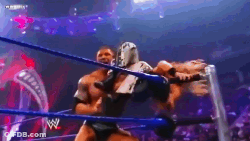 WWE Wrestling Match Broadcast GIF