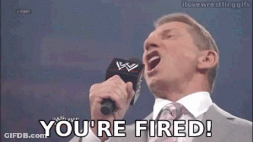 Wwe Youre Fired GIF