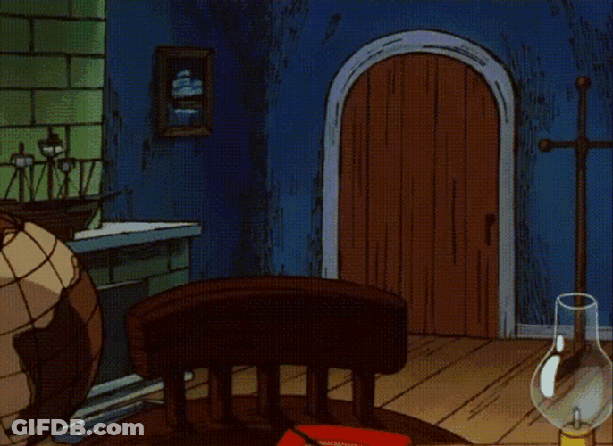 Wya Moomintroll Looking Everywhere GIF