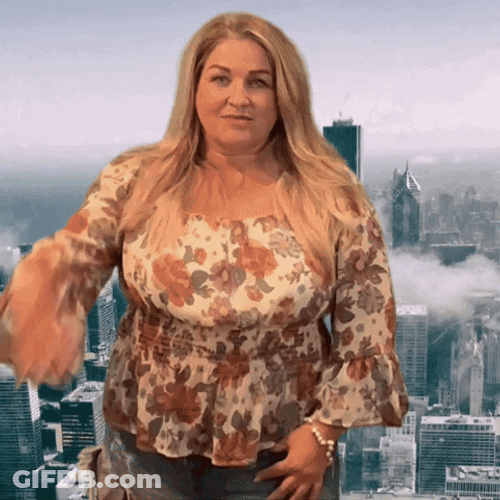 Wya Woman Looking To The Sides GIF