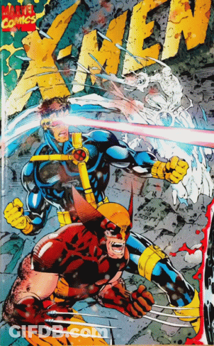 X-Men Comic Book Cover GIF