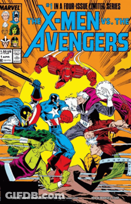 X-Men Fantastic Four Avengers GIF