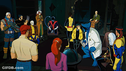 X-Men Gathered GIF