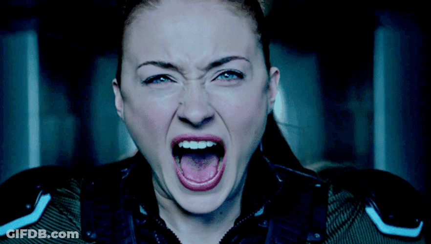 X-Men Jean Grey Shout GIF