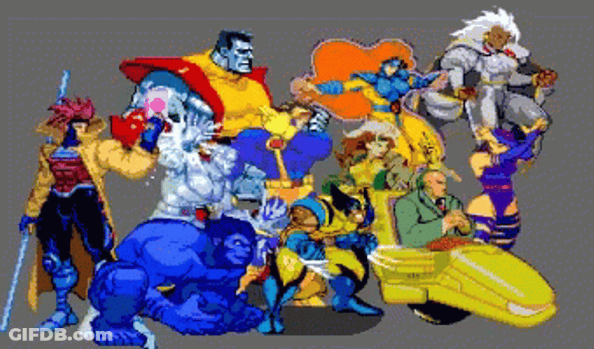 X-Men Marvel Wolverine Cartoons GIF