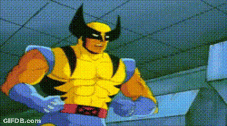 X-Men Mutant Wolverine GIF