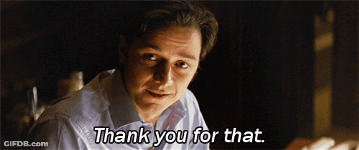 X-Men Professor Thank You GIF