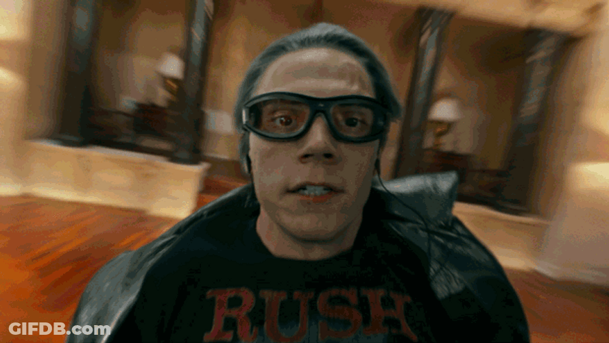 X-Men Quick Silver Hipster GIF