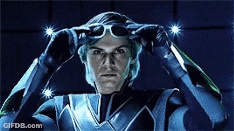 X-Men Quicksilver Shades GIF