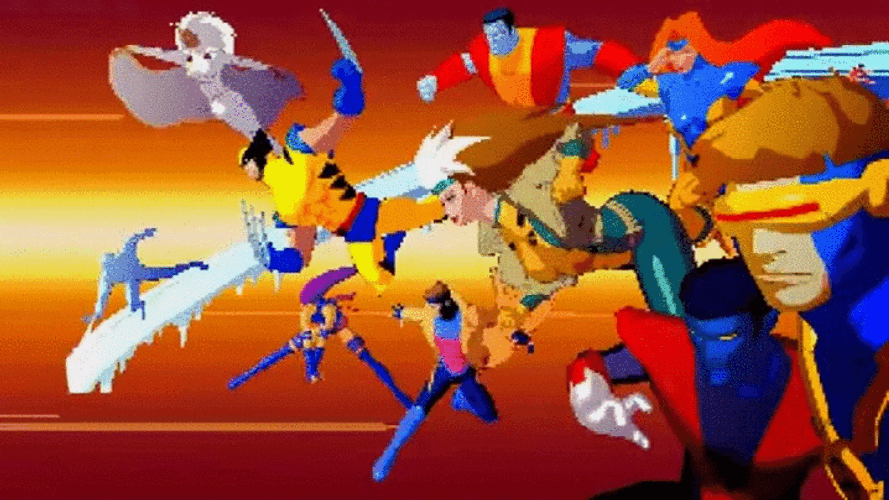 X-Men Squad Animation GIF