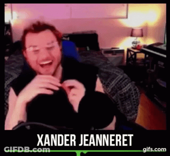 Xander Jeanneret Laughing Out Load GIF
