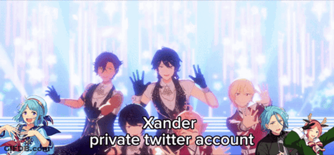 Xander Private Twitter Account Cartoon Group GIF