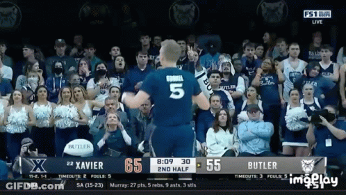Xavier Vs Butler Live Basketball GIF