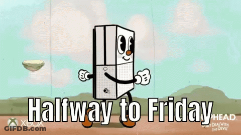 Xbox Box Running Halfway To Friday GIF