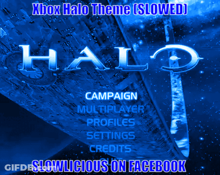 Xbox Halo Theme Slowed Slowlicious Facebook GIF