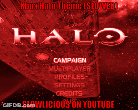 Xbox Halo Theme Slowed Slowlicious YouTube GIF