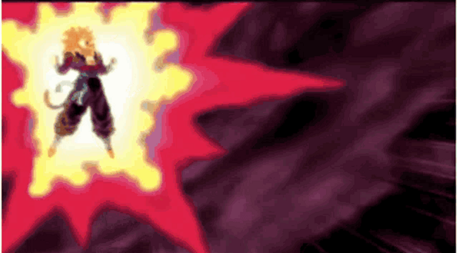 Xeno Gogeta SS4 Kaioken GIF
