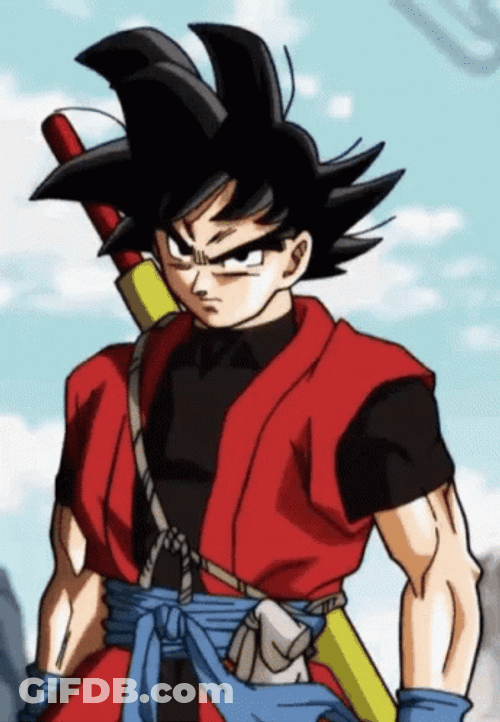 Xeno Goku Drip GIF