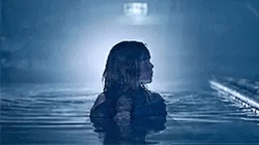 Xenomorph Come Up From The Water GIF
