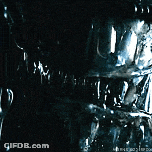 Xenomorph Gets Angry GIF