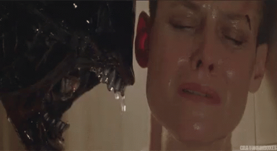 Xenomorph Open His Mouth GIF