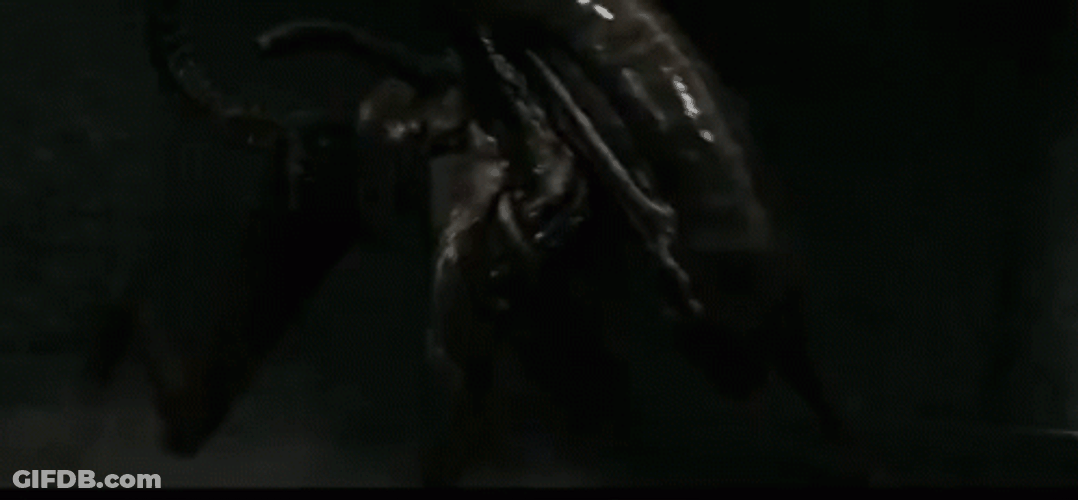 Xenomorph Running Fast GIF