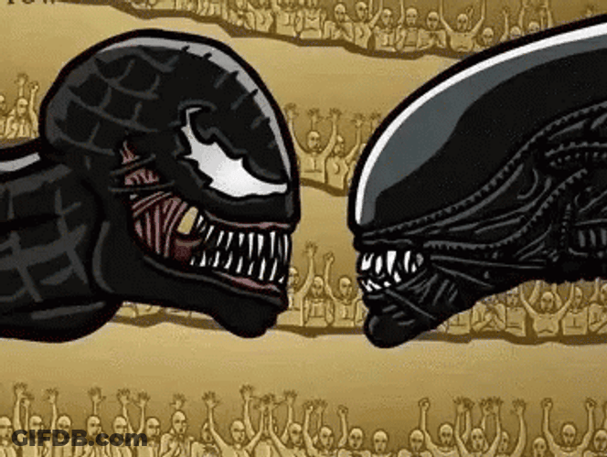 Xenomorph Vs Venom GIF