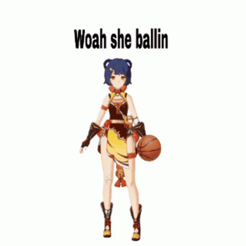 Xiangling Woah She Ballin GIF