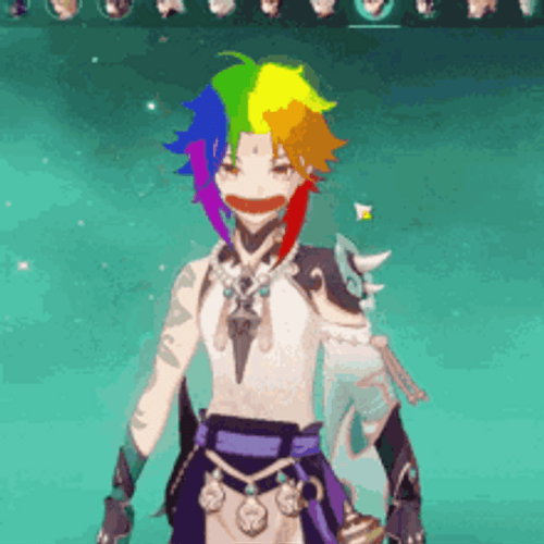 Xiao Clowning GIF