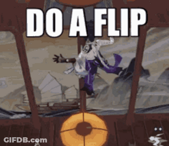 Xiao Genshin Impact Do A Flip GIF