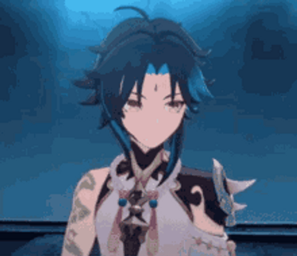 Xiao Putting The Mask On GIF