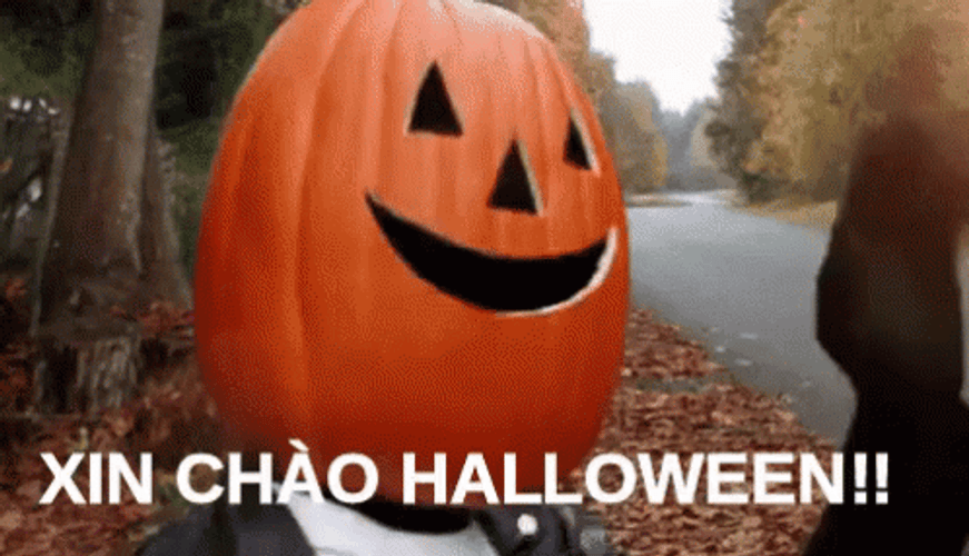 Xin Chao Halloween GIF
