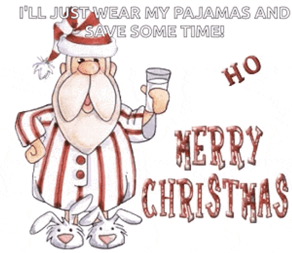Xmas Jokes Santa GIF
