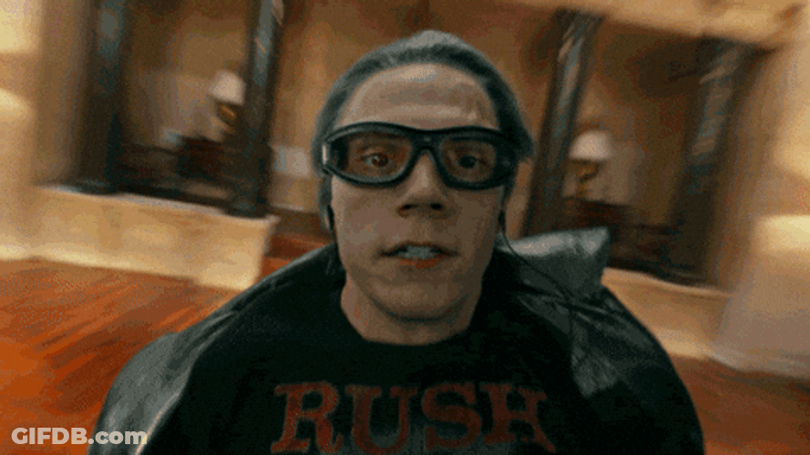 Xmen Quicksilver Pietro Maximoff Speeding GIF