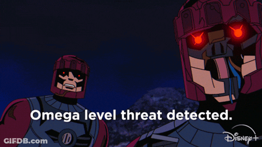 XMen Sentinels With Red Eyes GIF