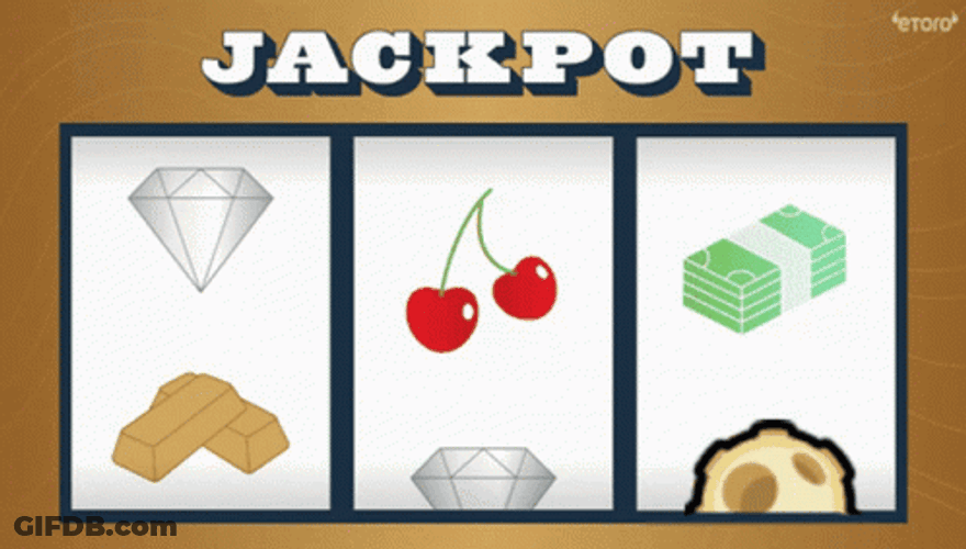 Xmoon Cryptocurrency Slot Machine Jackpot GIF