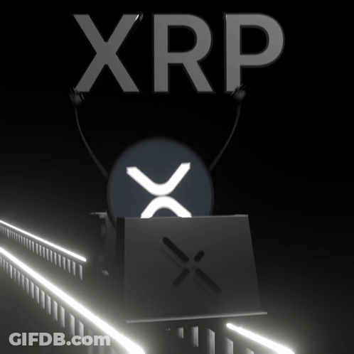 XRP Sign With X On It GIF