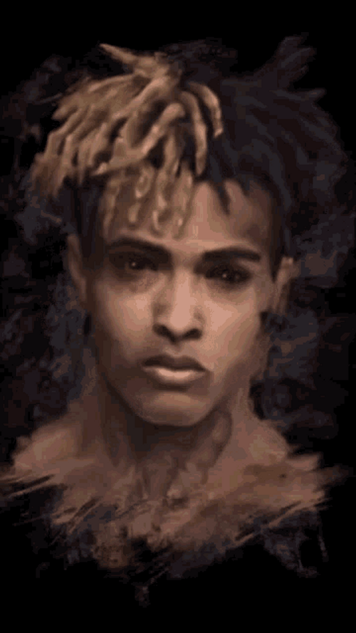 Xxxtentacion Artistic Portrait GIF