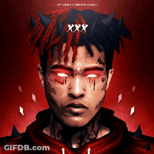 Xxxtentacion Blue Red Art GIF