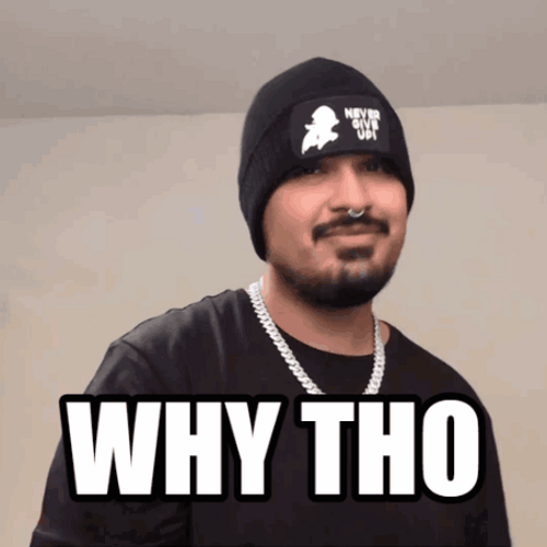 Y Tho Man In Black Facepalm GIF